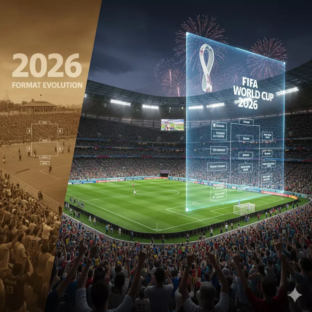 世界盃賽制演變與2026改革格式對比圖解